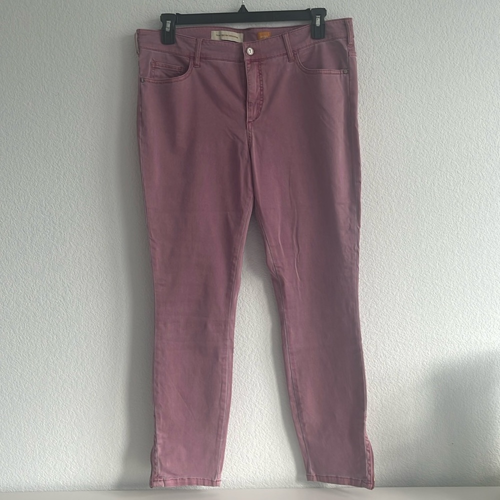 Pilcro Jeggings from Anthropologie - Light Burgundy - Size 32